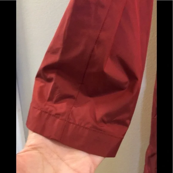 COLE HAAN SIGNATURE Back Bow Hooded Raincoat - Picture 5 of 16